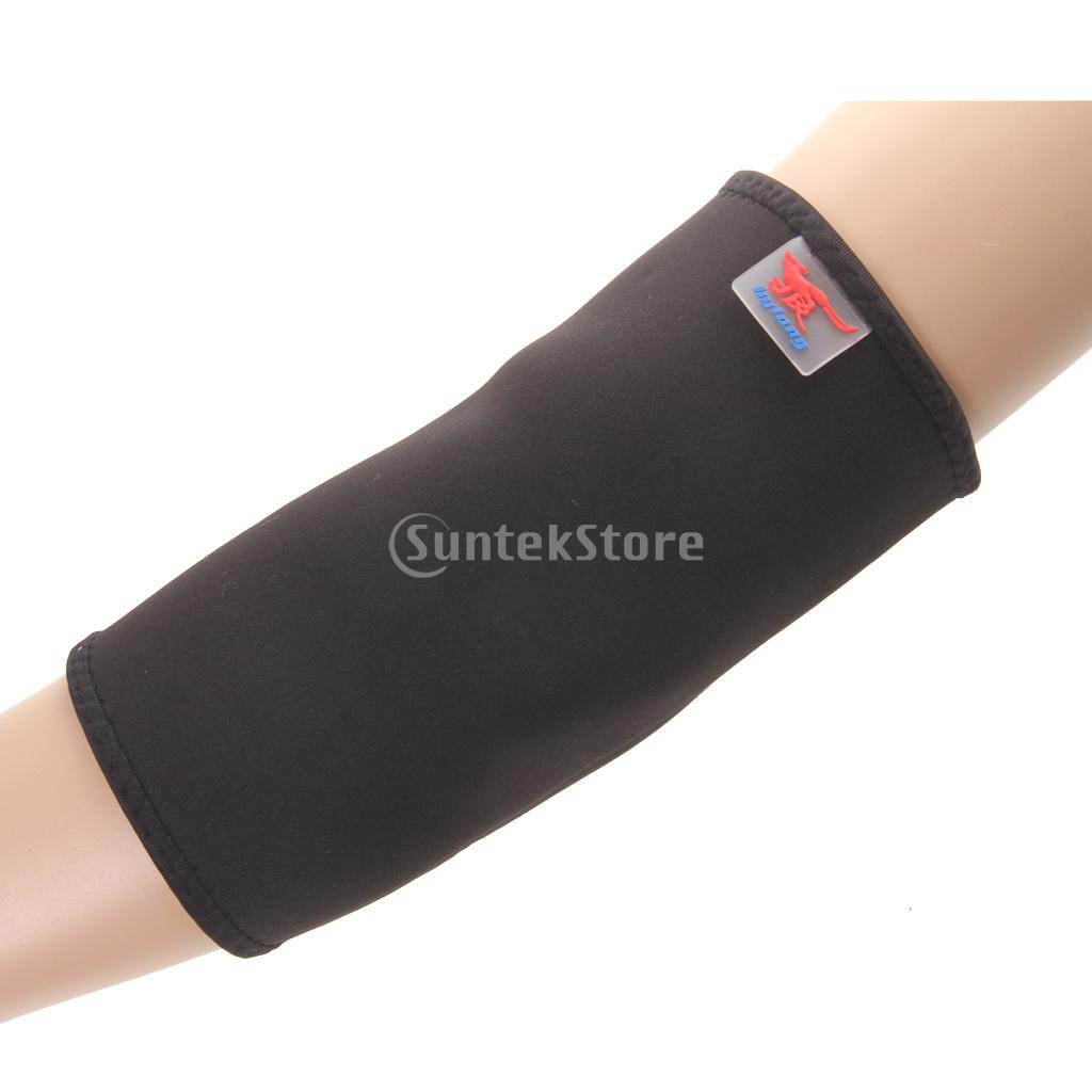 Sports-Absorb-Sweat-Elbow-Pads-Sleeve-Guard-Badminton-Basketball-Elbow-Support-Brace-Wrap-32715904396