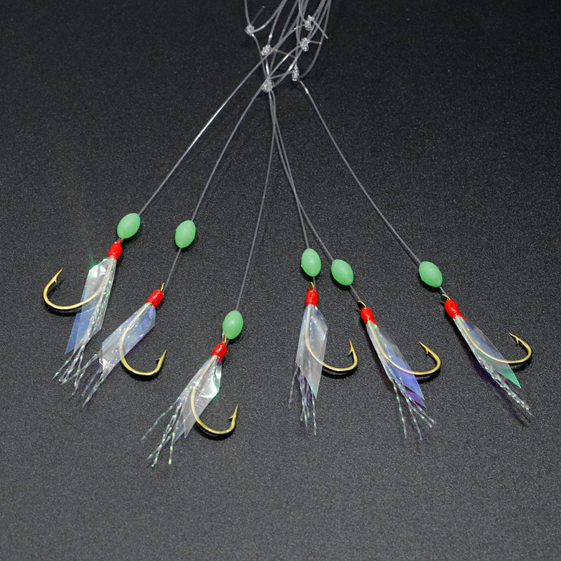 Stainless-Steel-Fishing-Hooks-Rigs-Wire-Leader-6-Swivel-Carp-Anti-winding-String-32737208509