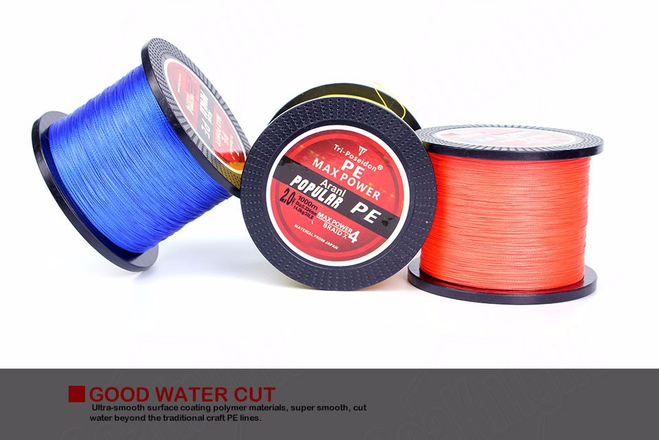 Tri-Poseidon-Brand-TP1000-Series-Braided-Fishing-Line-1000M-Quality-Japan-Wire-PE-Braided-Line-8-10--32309745736