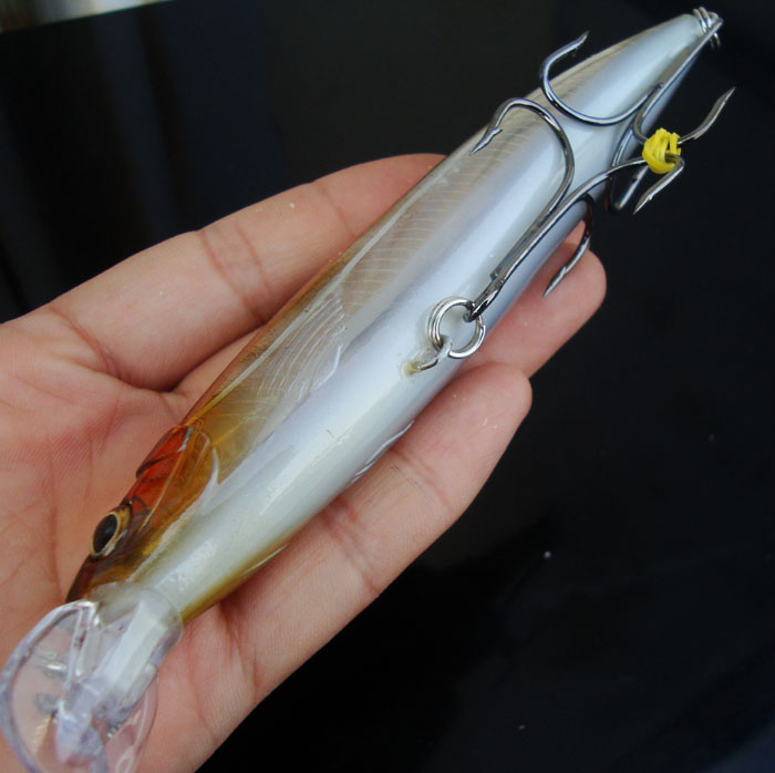 WLDSLURE-1pc-16cm43g-Big-Game-Plastic-Ocean-Boat-Sea-Fishing-Hard-Lures-Bait-Pesca-Hook-Wobbler-Minn-32683697579