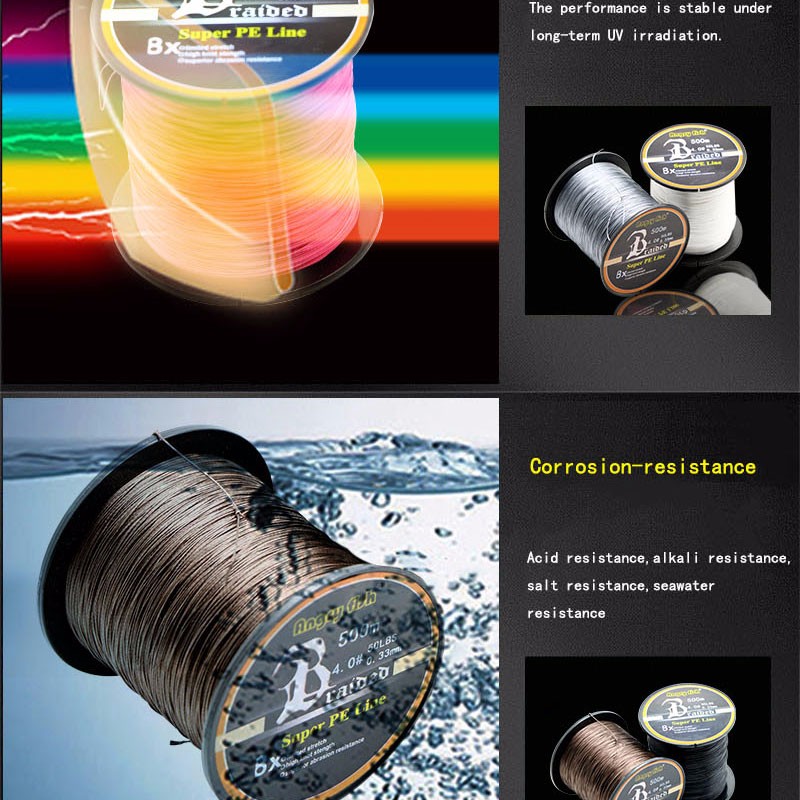 Wholesale-500-Meters-8x-Braided-Fishing-Line-11-Colors-Super-PE-Line-32693119827