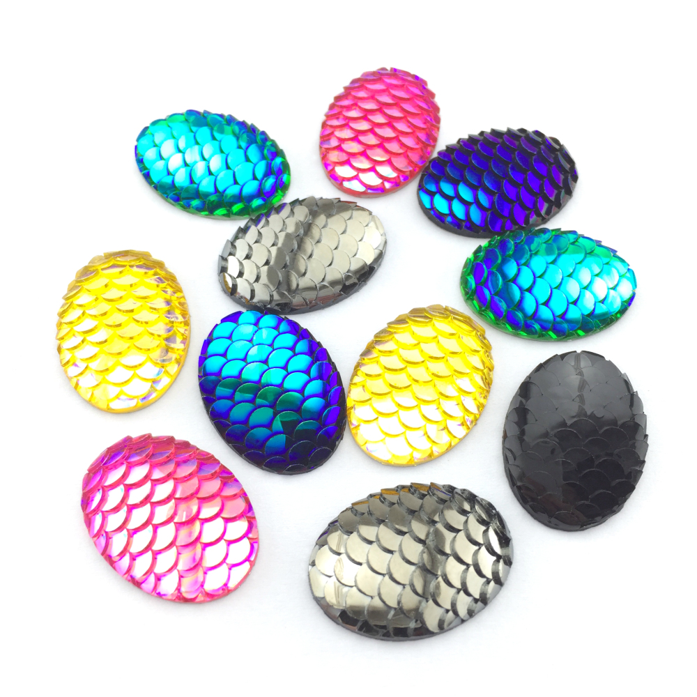 ZEROUP-20pcs-12mm-Resin-Cabochons-Fish-Scales-Round-Cameo-Flat-Back-Cabochon-Supplies-for-Jewelry-Fi-32780407870