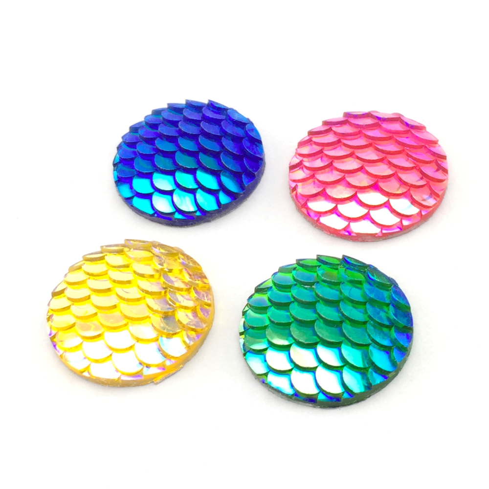 ZEROUP-20pcs-12mm-Resin-Cabochons-Fish-Scales-Round-Cameo-Flat-Back-Cabochon-Supplies-for-Jewelry-Fi-32780407870