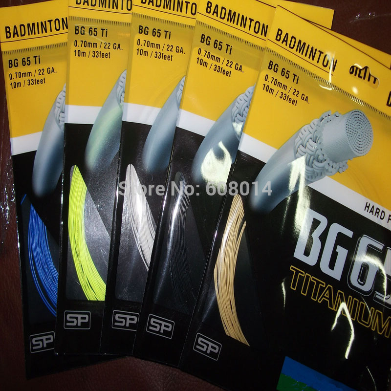 badminton--string-BG65Ti-10m07mm-nylon--mix-colors-free-shipping-5-pieceslot-502261699