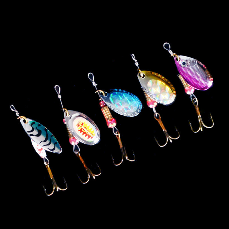 spinnerampspoon--Metal-Lures-5pcs-Fishing-Lures-Hard-Bait-Fresh-Water-Bass-Walleye-Crappie-Minnow-Fi-32242300394