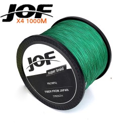  1000M Multifilament Fishing Line 100% PE Braided 4 threads fly fishing line for carping fishing 18 28 35 40 50 60 80lb   