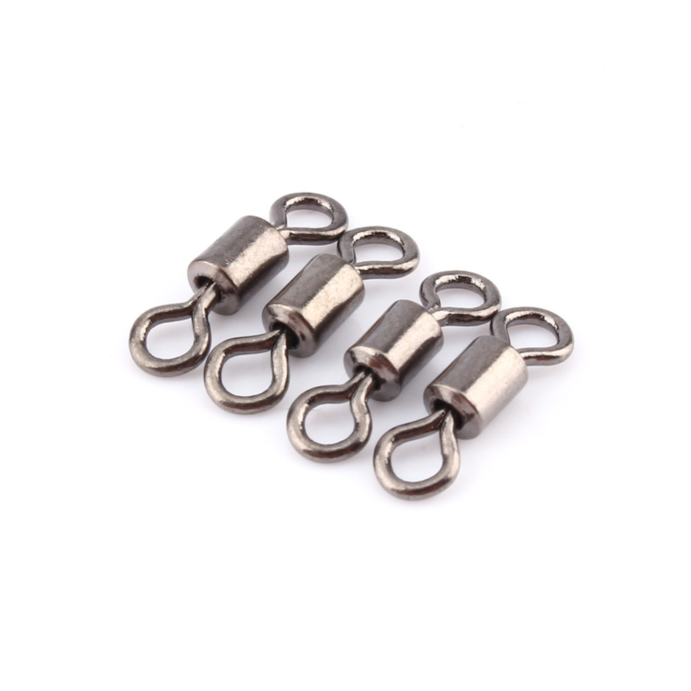 100 Pcs 12mm High Tensile Strength A shape Barrel Bearing Swivel Solid ...