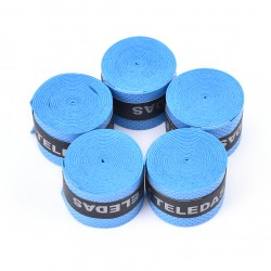 5Pcs Tennis Racket Grips Anti Slip Sweat Absorbed Wraps Tape Badminton Squash Racket Grab Handle Cover Bandage Strap Fishing Rod