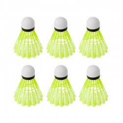 6 Pcs/Set Durable Training Train Gym Fitness Nylon Shuttlecocks Badminton Ball Sport