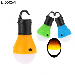 Outdoor Camping Lamp Hanging Tent Light 3 LED Bulb Camping Lanterns Portable Hiking Fishing Lights Lantern