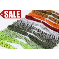 Tigofly 16 Bundles Barred Color Silicone Legs Skirts Pearl Flake Squid Rubber Thread Fly Tying Materials 