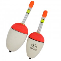 Upgraded version EVA Fishing Float 10g/20g/30g/40g/50g/60g Bobber night luminous Sticks Pot-bellied belly Fishing Tackle Tool